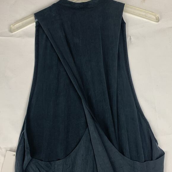 Lululemon women's size 6 the lab black flutter dress athleisure new stretch - Picture 8 of 12